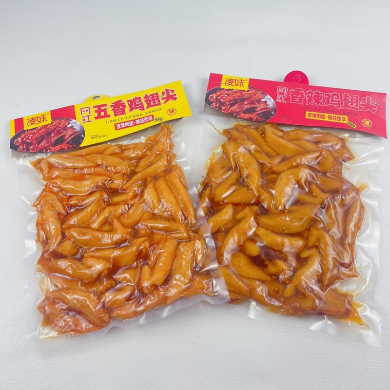 冷吃鸡尖鸡尖小吃熟食鸡翅五香香辣鸡尖跑江湖一手货源