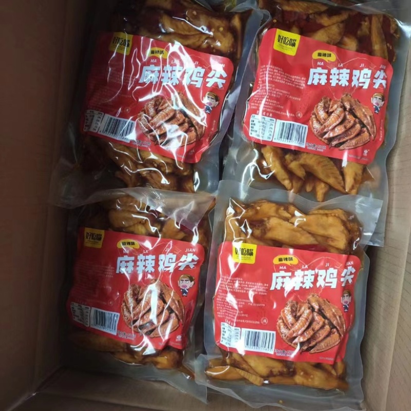 好吃嘴冷吃鸡尖450克500克麻辣味五香味
