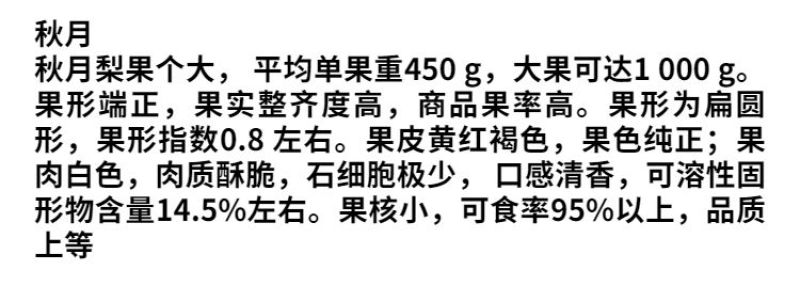 秋月梨树苗嫁接梨子苗南北方种植当年结果梨树果苗