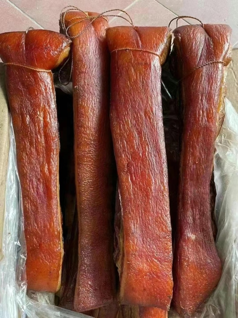 烟熏黄五花腊肉（不打粉，不注水的品质）饭店门市平台