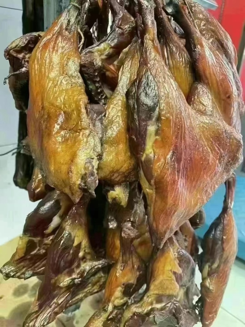 烟熏全干腊鸭腿（干货）一手货源