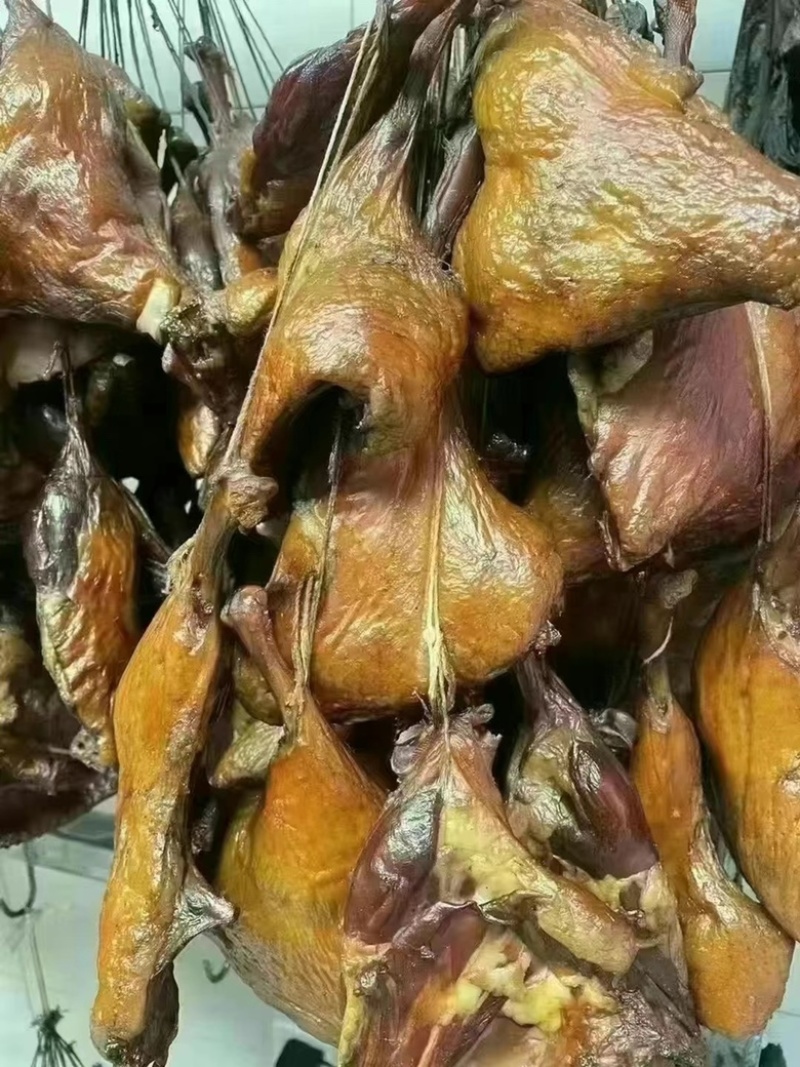 烟熏全干腊鸭腿（干货）一手货源