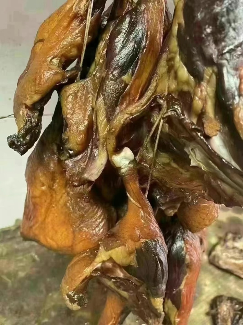 烟熏全干腊鸭腿（干货）一手货源