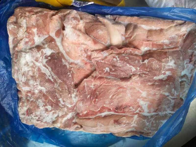 肥猪带皮五花肉猪肉河南冷冻猪副产品冷冻猪肉排骨