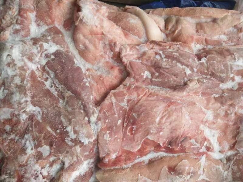 肥猪带皮五花肉猪肉河南冷冻猪副产品冷冻猪肉排骨