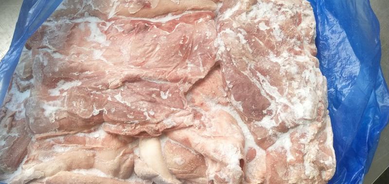 肥猪带皮五花肉猪肉河南冷冻猪副产品冷冻猪肉排骨