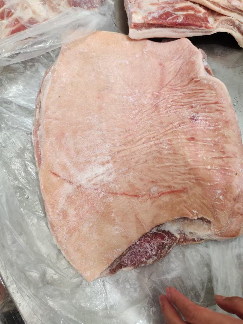 肥猪带皮五花肉现货直发品质优选现货冷冻猪肉