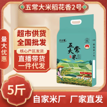 当季新米五常大米稻花香2号5斤量大优惠一件代发