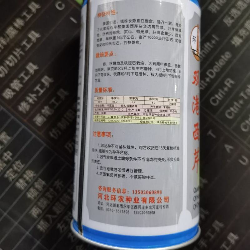 双港西芹种子80克文图拉芹菜种子精选芹菜籽株高70厘米