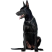 纯种黑狼犬幼犬看家护院犬中华墨界黑狼活体大型犬护卫犬黑色