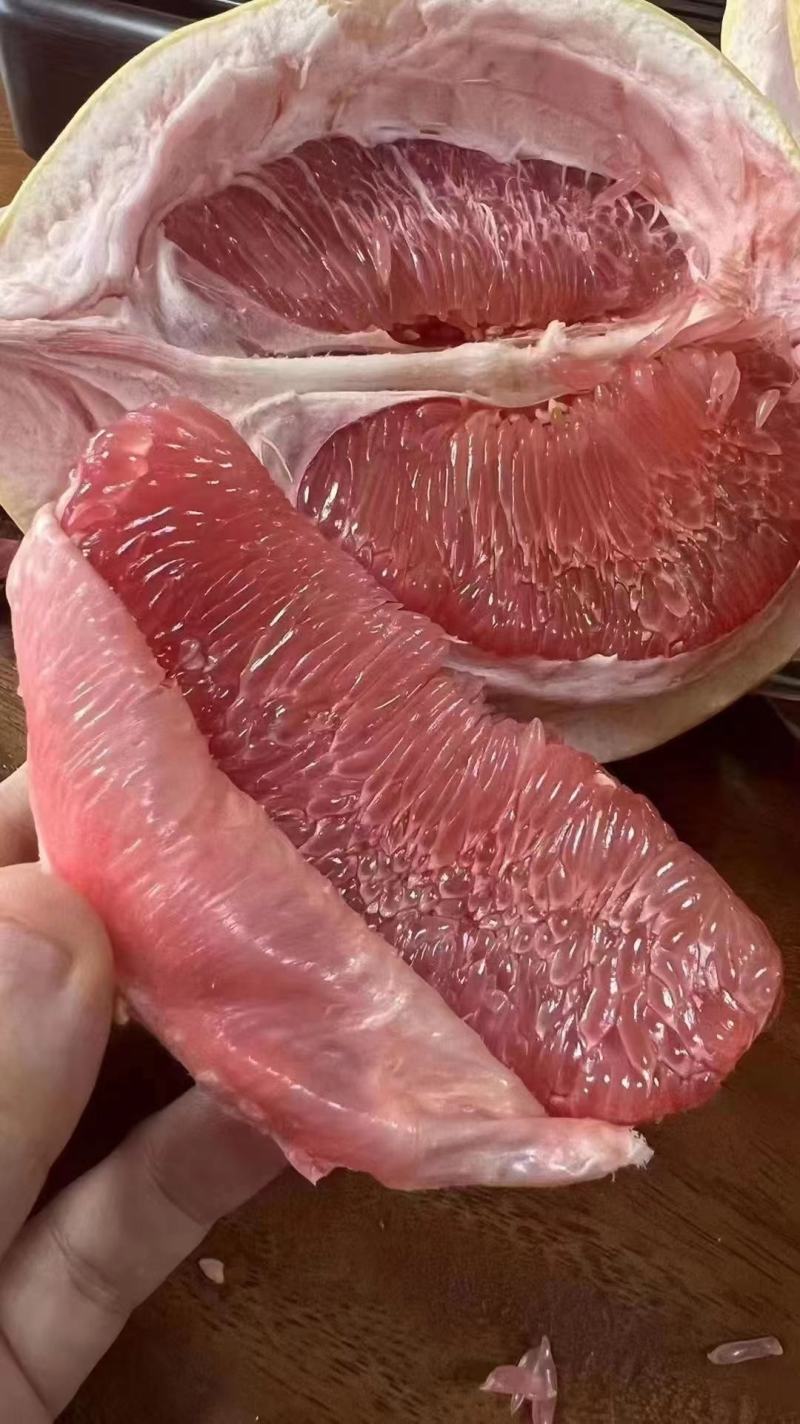湖北红心柚大量现货供应皮薄肉多水分充足基地直供果肉饱满
