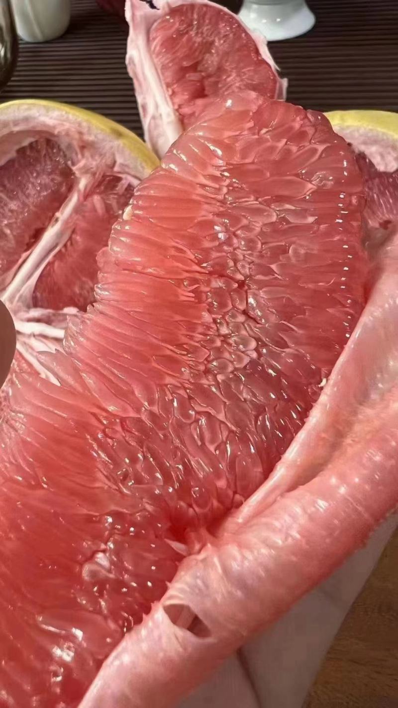 湖北红心柚大量现货供应皮薄肉多水分充足基地直供果肉饱满