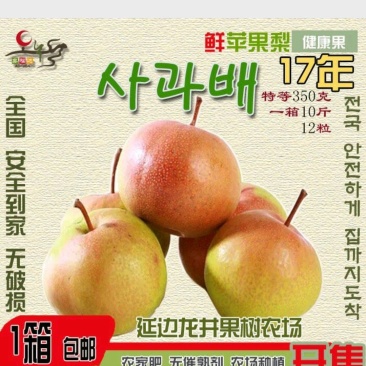 延边苹果梨，发源地，产地直售保质保量。