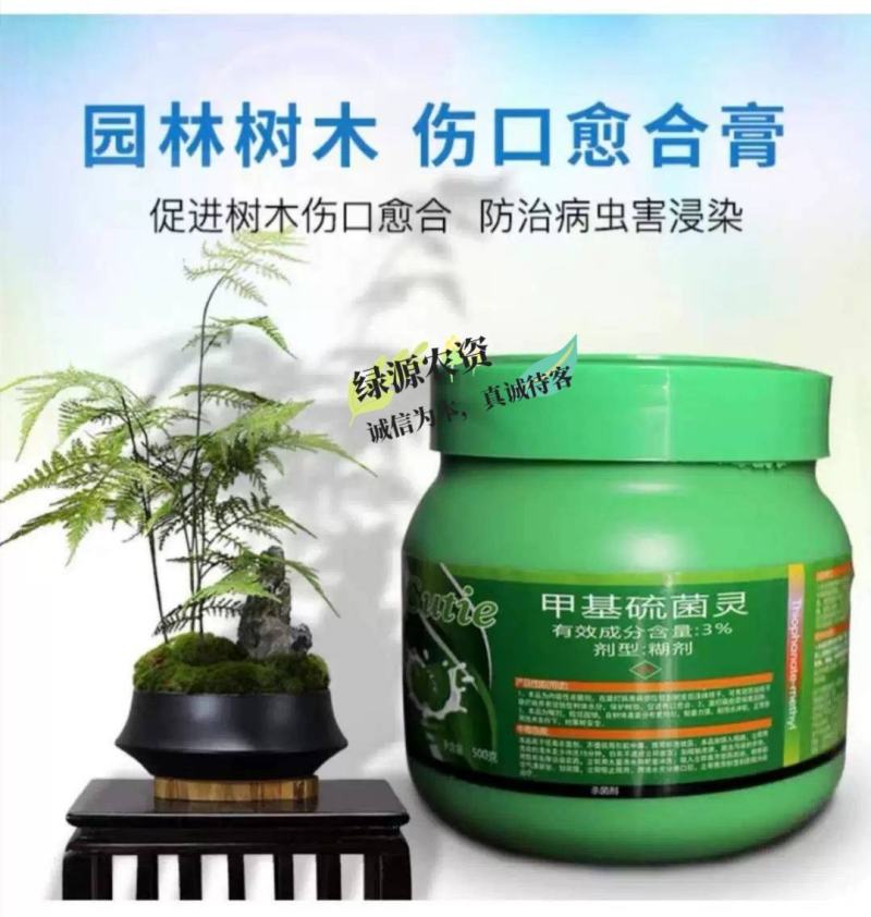 速贴3%甲基硫菌灵树木愈合剂剪锯口涂抹剂果树腐烂病