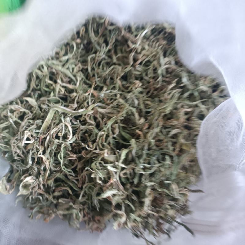 干豆角丝充分晾嗮纯绿色