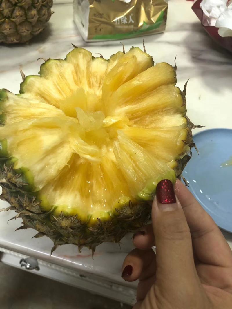 凤梨苗台湾金钻甜蜜蜜凤梨苗阳台盆栽可种植