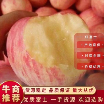 红富士苹果产地批发一手货源，货源充足品质优良，支持发货