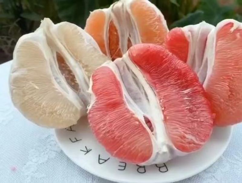 湖北红心柚大量现货供应皮薄肉多水分充足基地直供果肉饱满