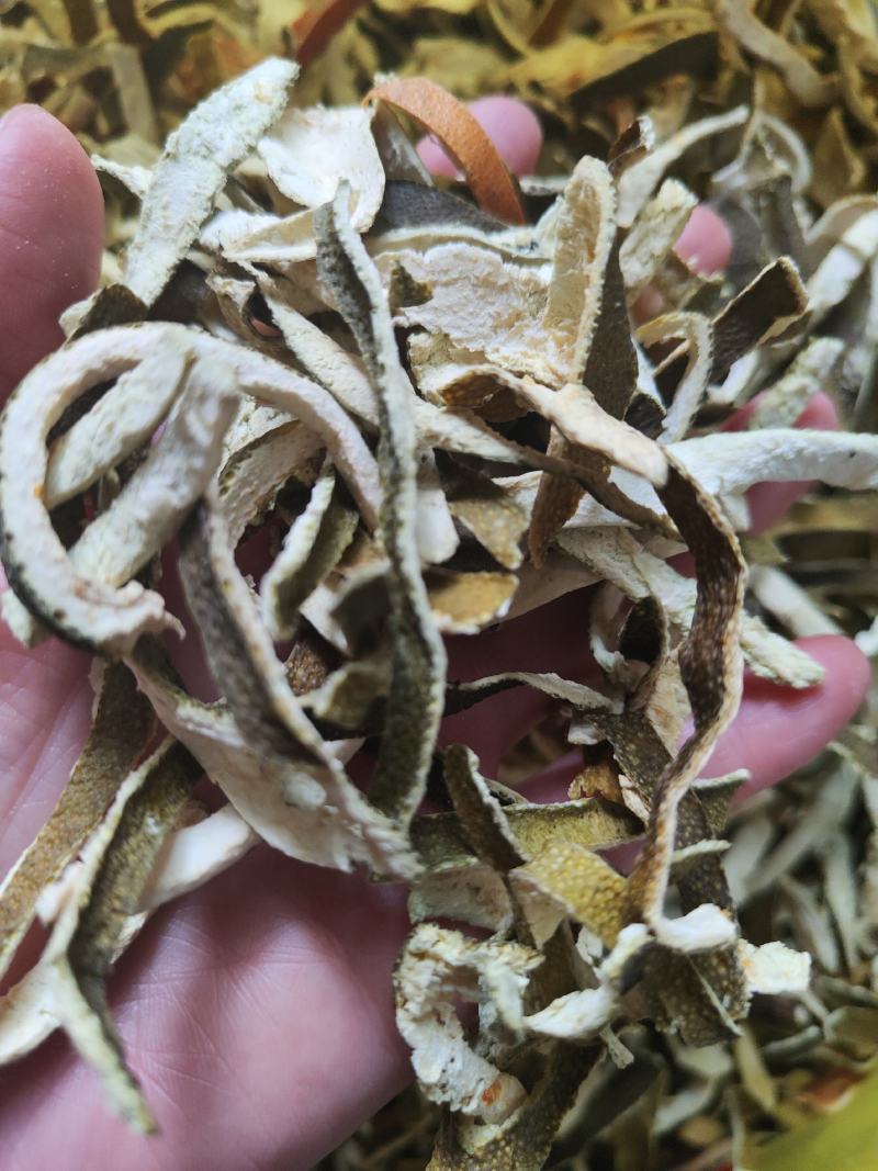 烘干新陈皮纯桔子皮蜜桔皮高含量纯手工皮大红纯黄正宗晒陈皮