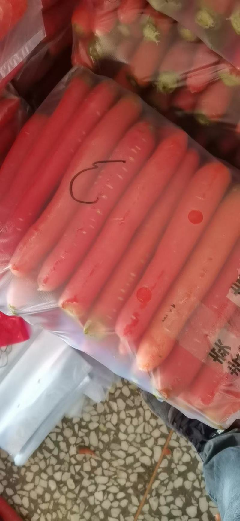 陕西大荔铁杆萝卜大量上市货源充足，质量保证