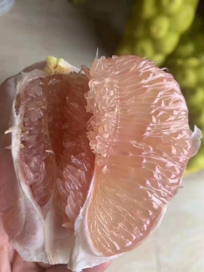 度尾红心文旦柚，日照充足汁水丰盈口感细腻，福建四大名果之