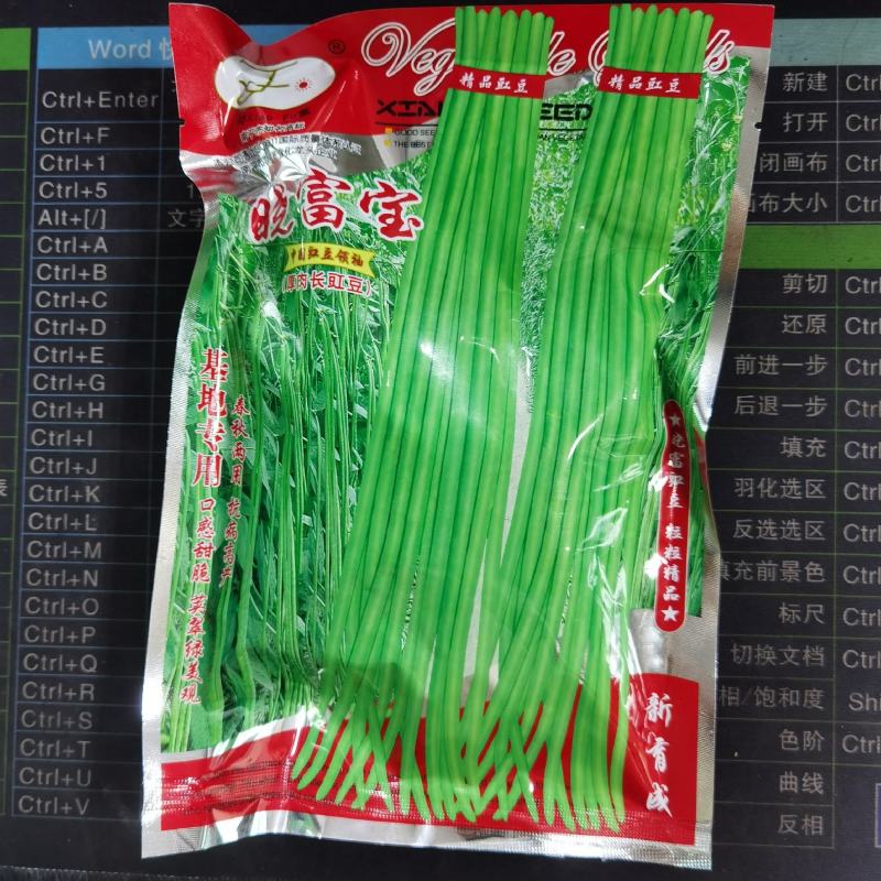 晓富宝豇豆种子长豆角种子白豇豆条荚嫩绿农户大田种植