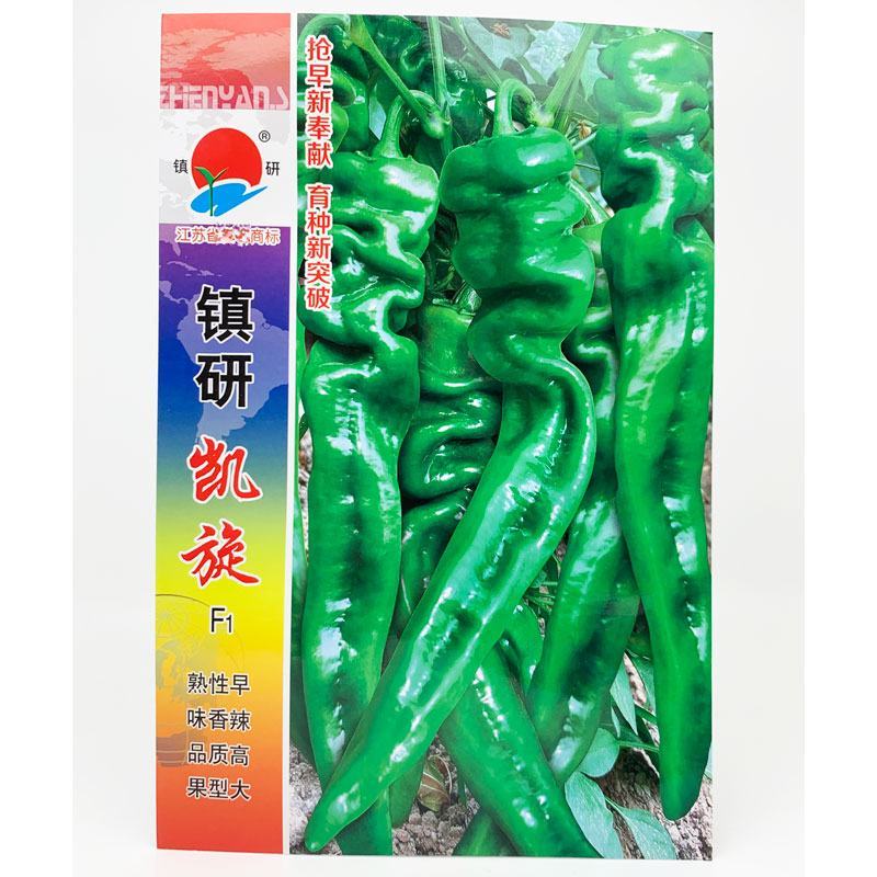 镇研凯旋1873螺丝椒种子早熟香辣螺丝椒种原装发货