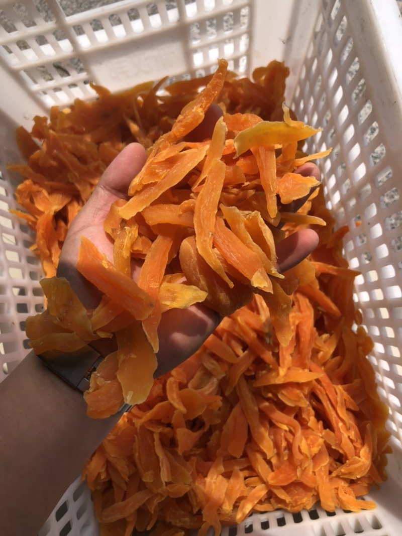 红心红薯干红心地瓜干电商赶集摆摊放的住颜色好