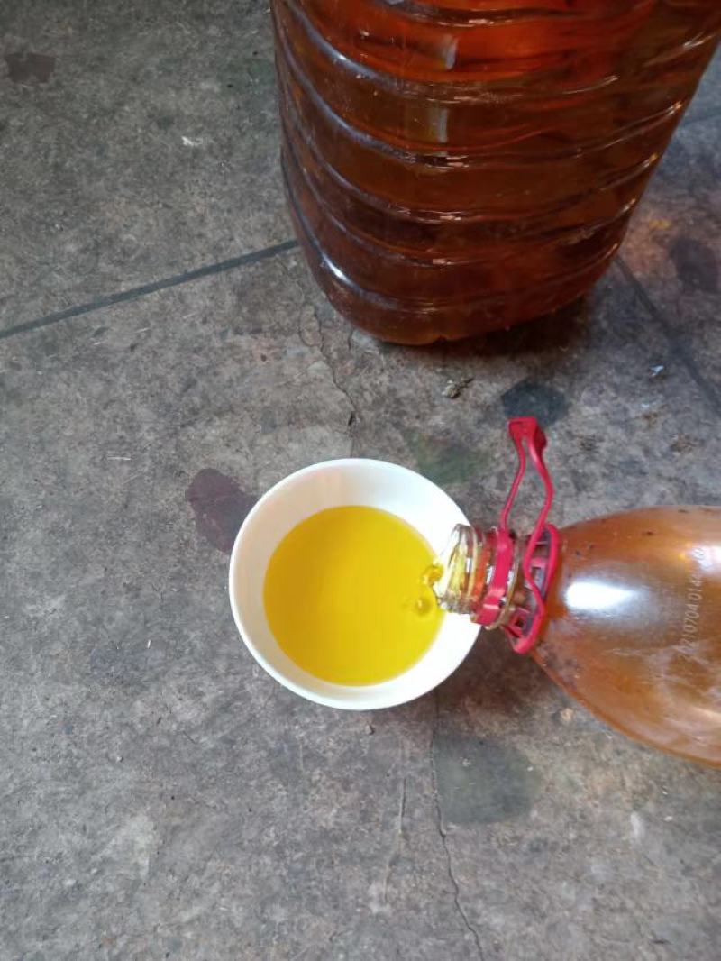 桂林市资源县两水乡绿色无公害山茶油纯手工制作