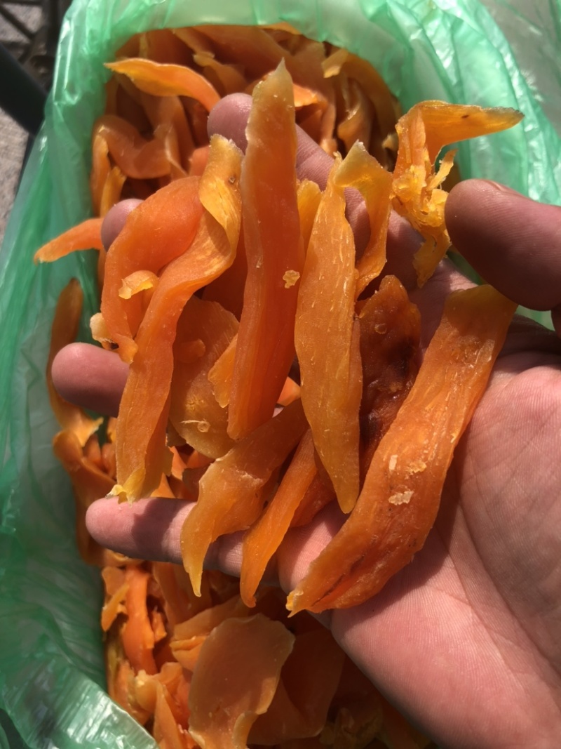 红心红薯干红心地瓜干电商赶集摆摊放的住颜色好