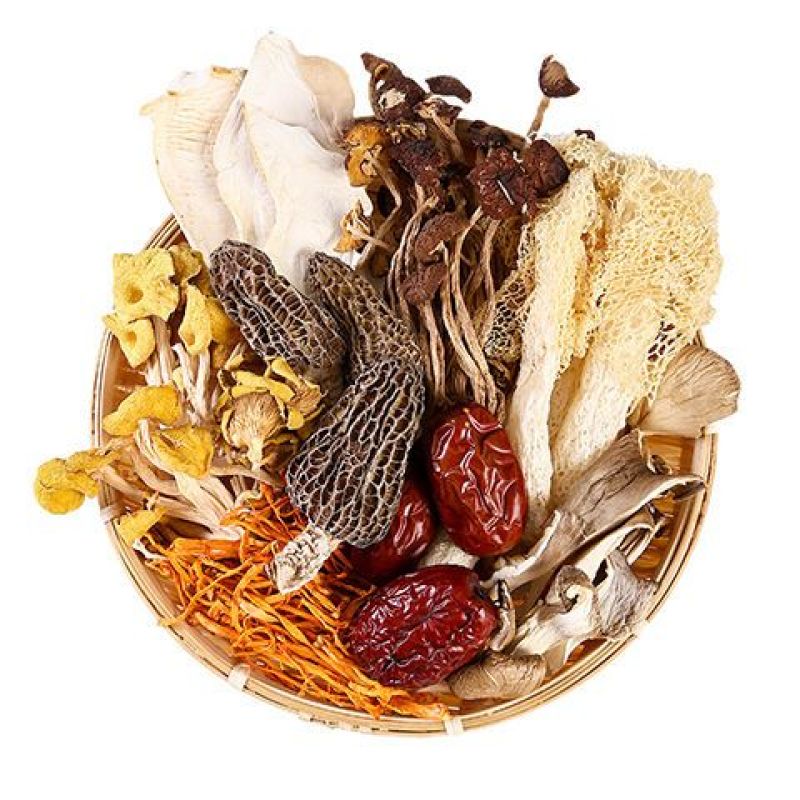 七彩菌汤包云南特产羊肚菌竹荪包煲汤食材菌类干货45克包邮