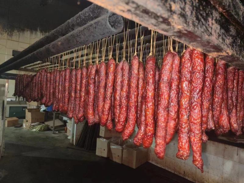【纯肉香肠】纯肉香肠烟熏味腊肠麻辣味五香味广味电联
