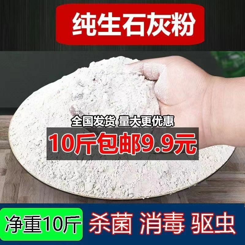 生石灰粉家庭干燥剂消毒除菌除湿防潮防霉驱虫净化水质石灰包