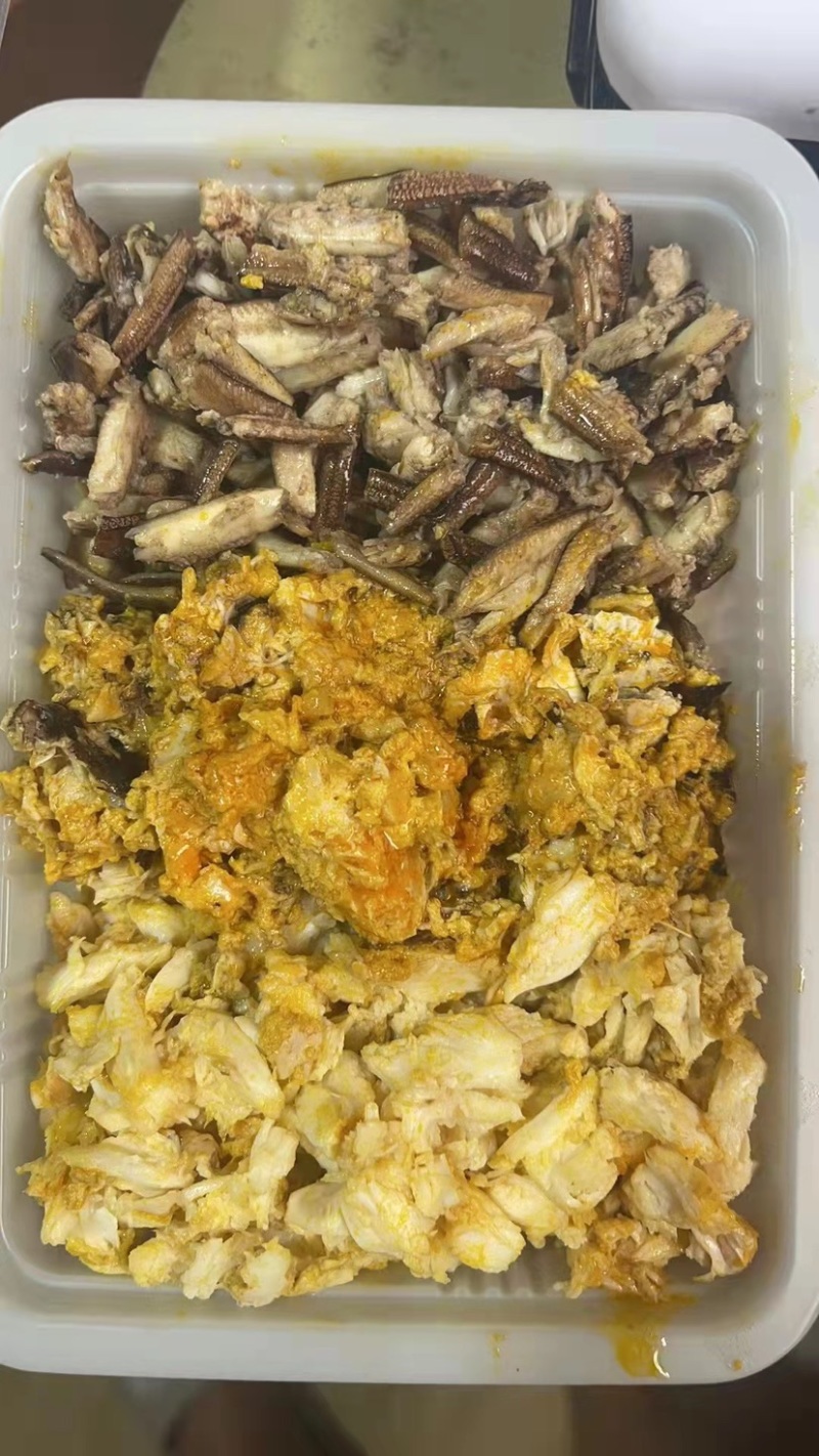 现拆大闸蟹蟹粉