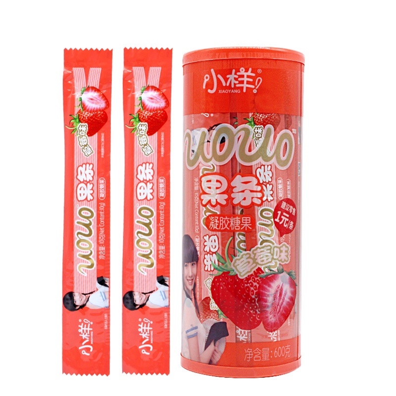 10.5g小样酸果条果汁软糖批发
