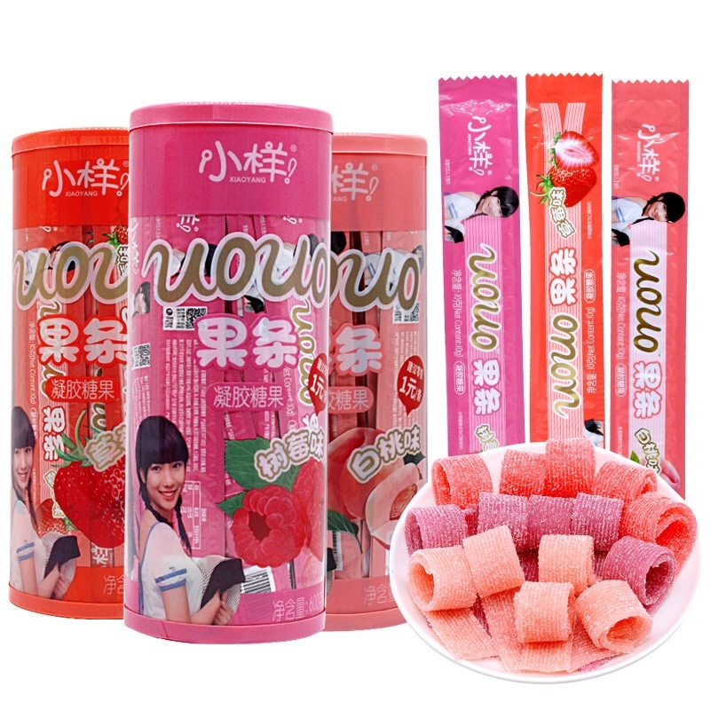 10.5g小样酸果条果汁软糖批发
