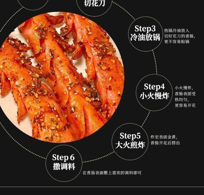 夫宇芮源牌包邮商用油炸淀粉肠烧烤夜市小吃摆摊用整箱批发