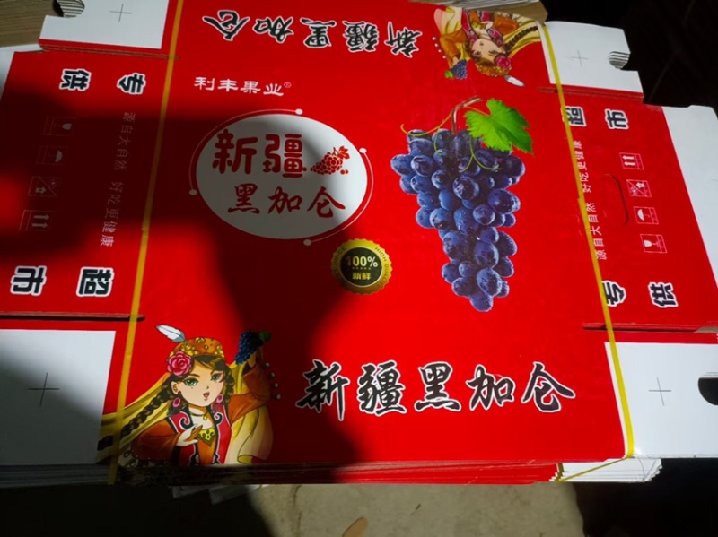 新疆红提，黑加仑大量上市中，万亩产量