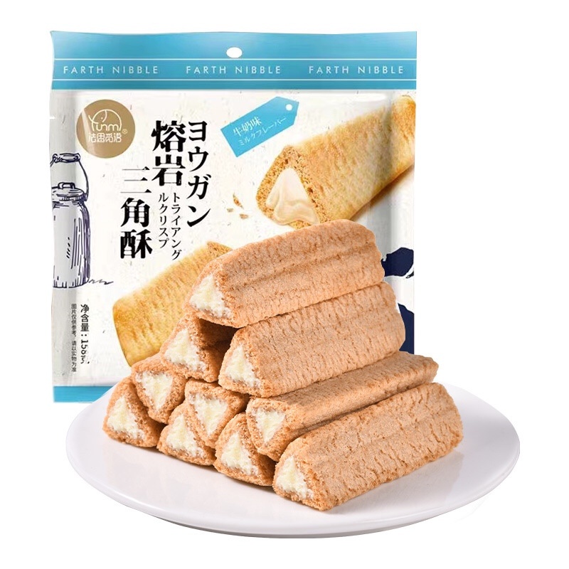 三角酥金字塔夹心饼干批发大分量