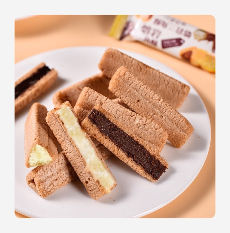 三角酥金字塔夹心饼干批发大分量
