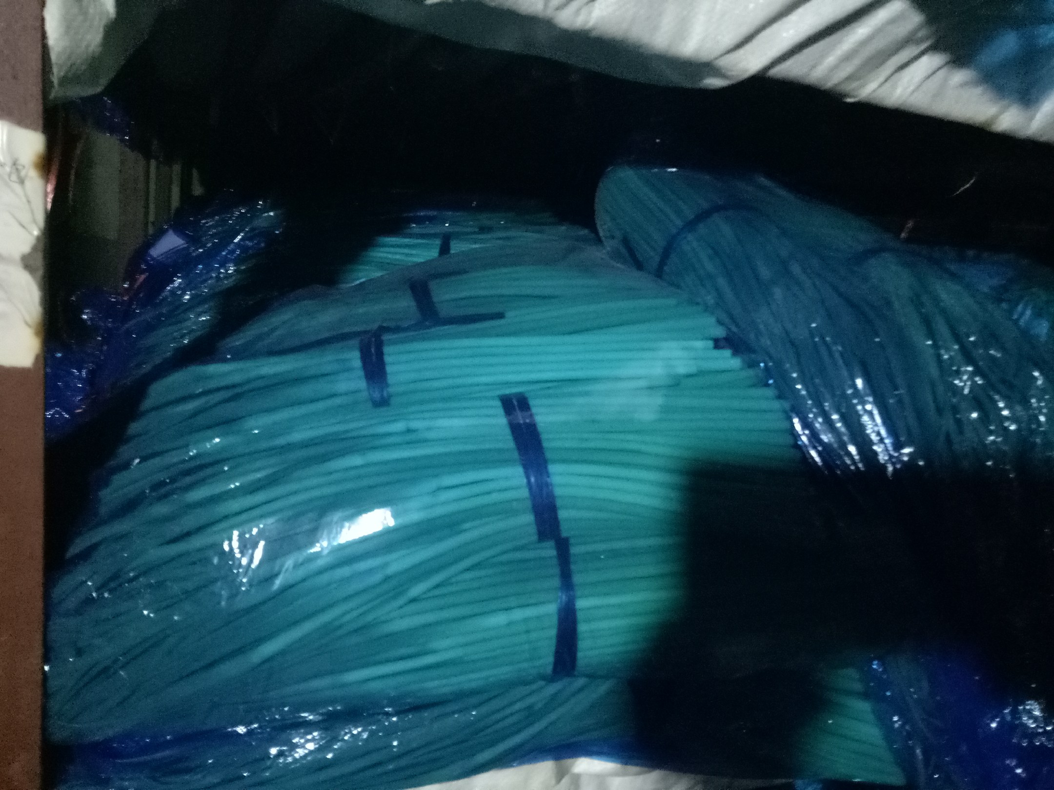 红菜苔冷冻处理过程图示