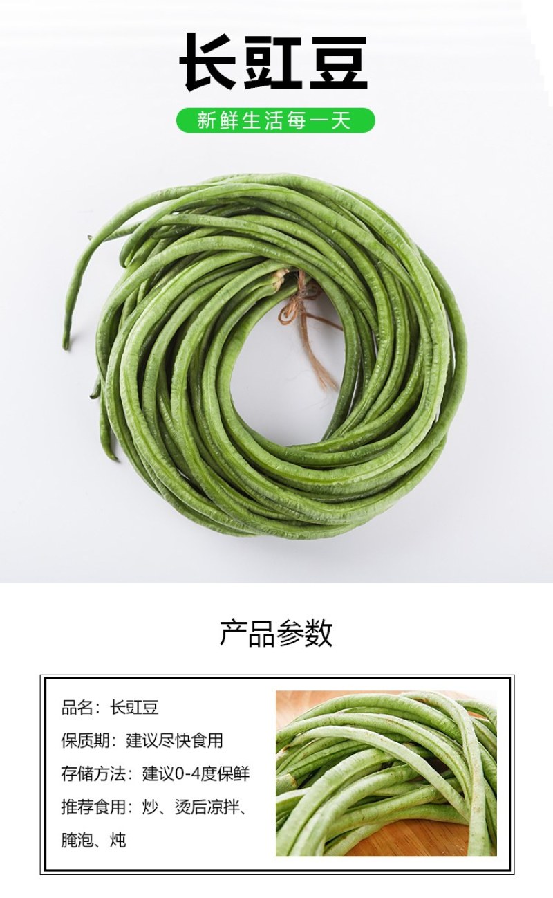【新鲜豆角】樟树青豆角|精品豇豆|一手货源|产地直供