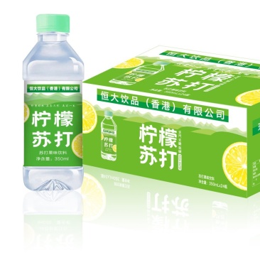 苏打水畅销款热卖中柠檬味苏打水