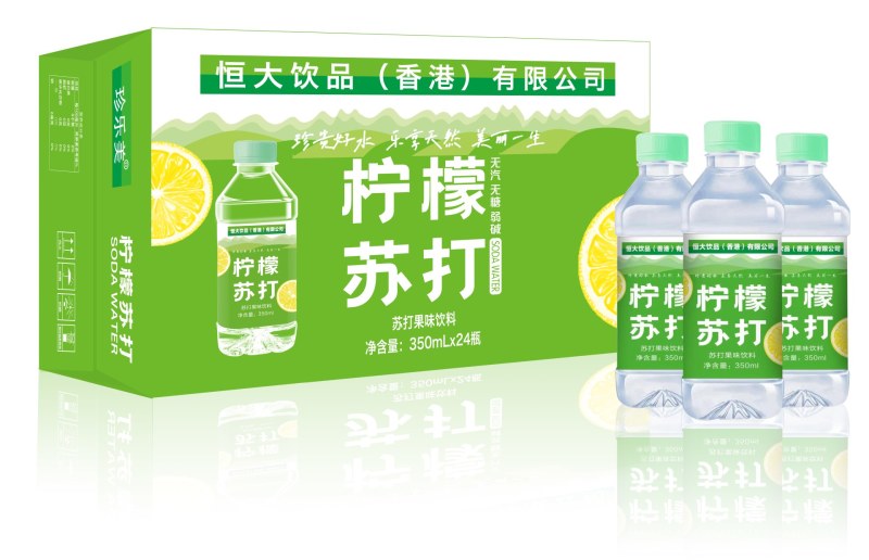苏打水畅销款热卖中柠檬味苏打水