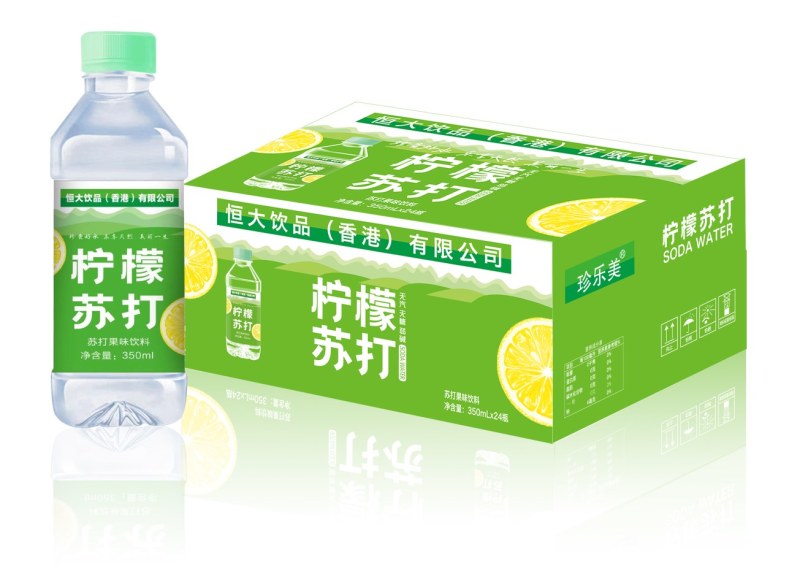 苏打水畅销款热卖中柠檬味苏打水