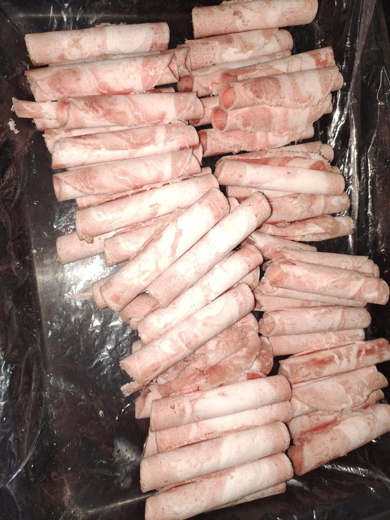 国产羊肉卷B不散不碎不柴火锅食材，欢迎进店选购