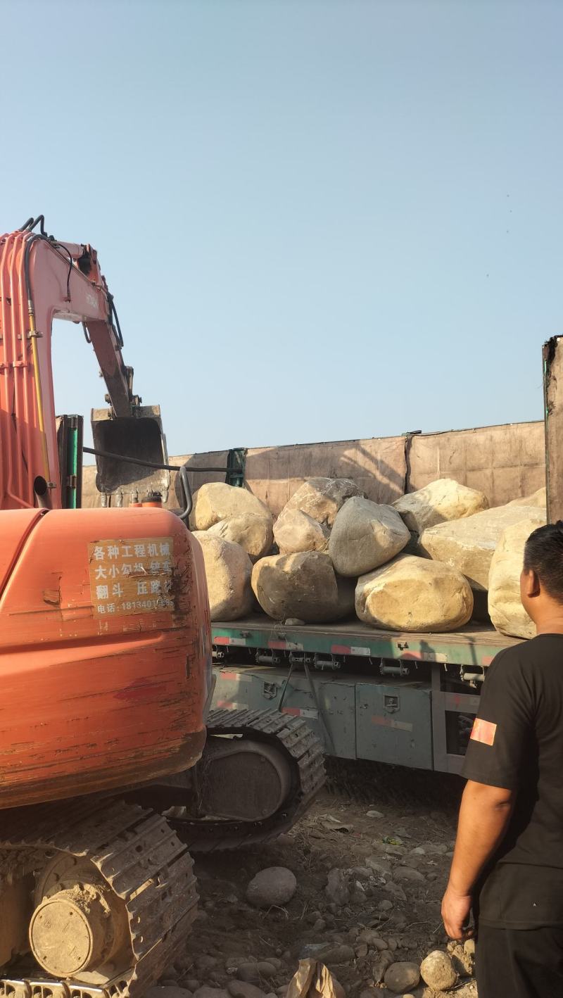 千层石龟纹石假山石园林景观石大石头草坪石大量出售批发量大