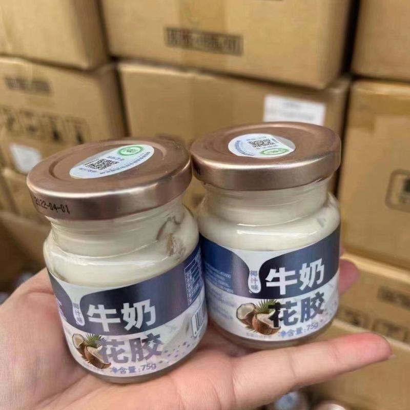 牛奶鱼胶罐头整箱批发一手货源实惠价早晚营养餐零食老少皆宜