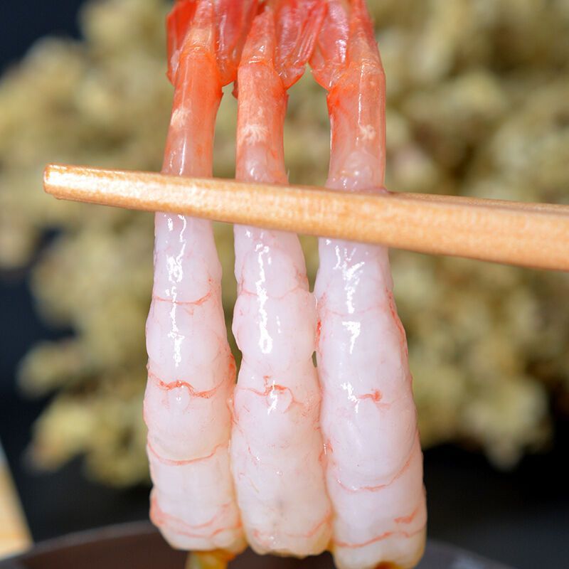 北极甜虾刺身拼盘去壳去头开袋即食大量供应价格便宜