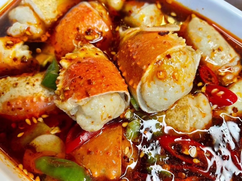 玉蟹爪捞汁食材蟹钳捞汁小海鲜食材模拟蟹爪蟹肉火锅食材蟹钳